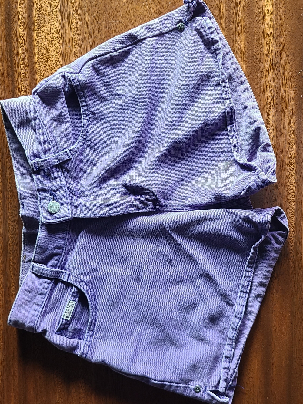 Riders by Lee Purple Denim Shorts